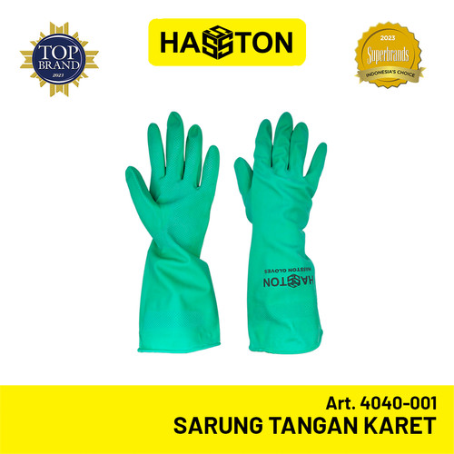 Hasston Sarung Tangan Karet Hijau / Rubber Gloves (4040-001)