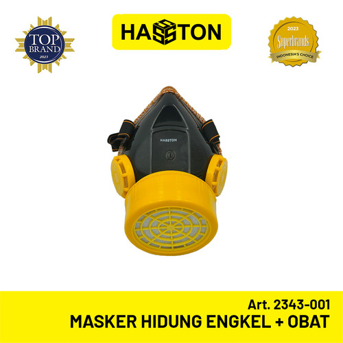 Hasston Masker Hidung Engkel + Obat / Chemical Respirator (2343-001)