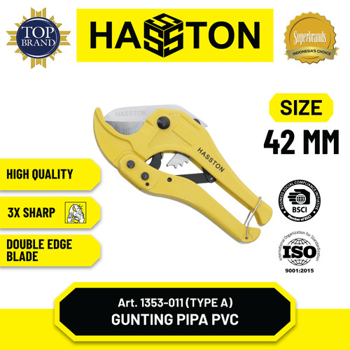 Hasston Gunting Pipa PVC 42mm / PVC Pipe Cutter (1353-011)