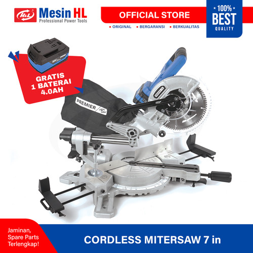 HL Mesin Potong Aluminium / Cordless Miter Saw 7" CMS 232 Sliding