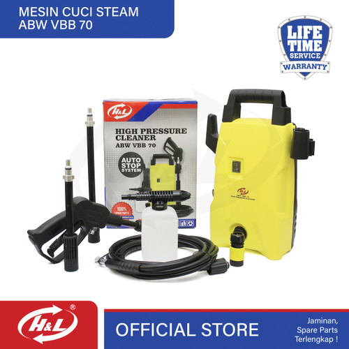 Mesin Cuci Steam / Jet Cleaner ABW VBB 70 (Paket Bundling)