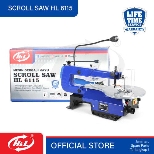 HL Mesin Ukir Kayu / Scroll Saw HL 6115