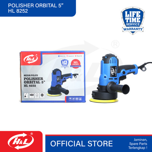 HL Mesin Poles Dual Action 5" / Polisher Orbital 5" HL 8252