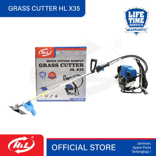 HL Mesin Potong Rumput Gendong 4 Tak / Grass Cutter HL X35