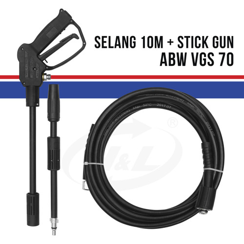 PAKET HEMAT !!! Selang Jet Cleaner 10M + Gun Stick Jet Cleaner