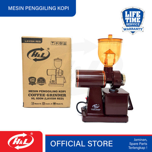 HL Electric Coffee Grinder HL 600N / Mesin Giling Kopi Warna Hitam