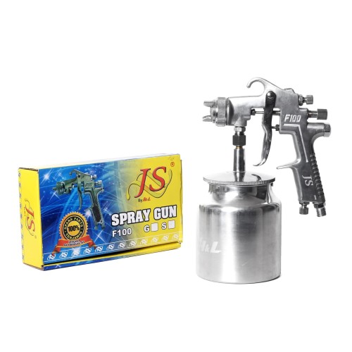 HL Spray Gun F100S JS + Tabung Bawah