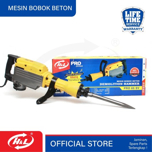 HL Mesin Bor Bobok Beton / Demolition Hammer PRO 65 SV