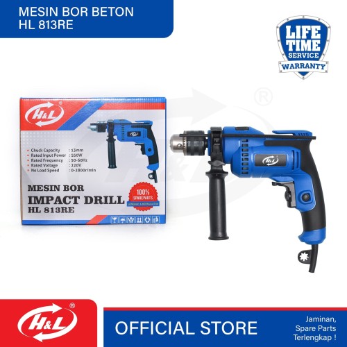 HL Mesin Bor Beton 13mm / Impact Drill HL 813RE