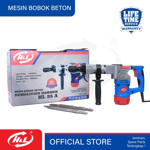 HL Mesin Bobok Beton / Demolition Hammer HL35A