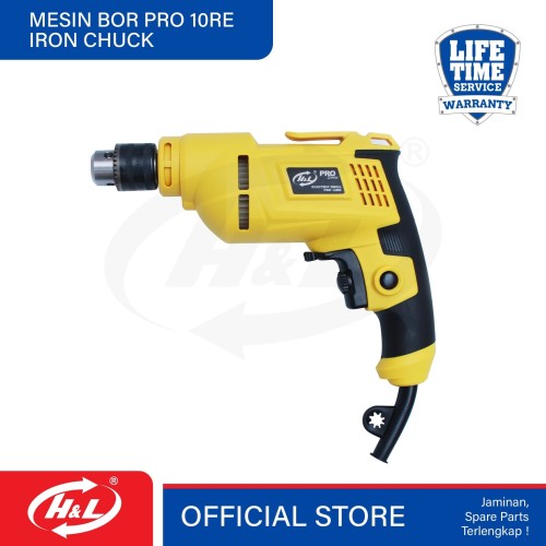 HL Mesin Bor Tangan / Electric Drill Pro 10RE (Iron Chuck)