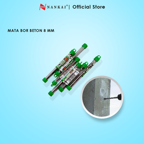 Mata Bor Joran Drill Beton / Joran Drill Tembok 8 mm Nankai