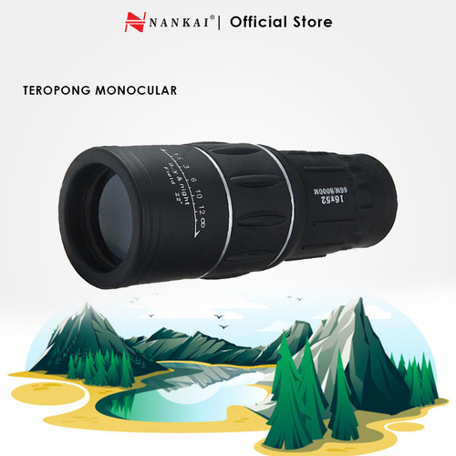 Teropong Monocular Fokus Zoom Lensa Nankai