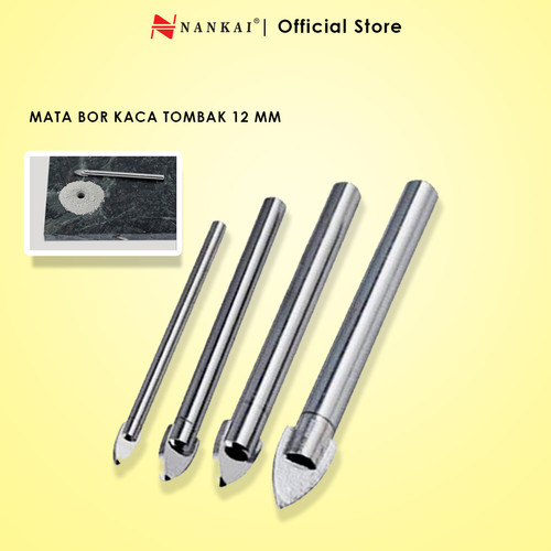 Mata Bor Kaca Tombak Nankai 12mm