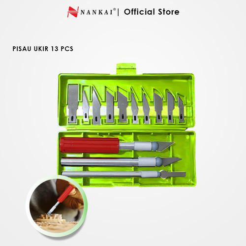 Pisau Ukir 13 Pcs Nankai