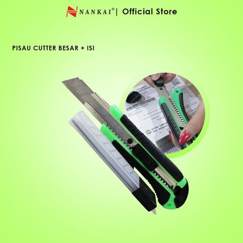 Pisau Cutter + Isi Nankai