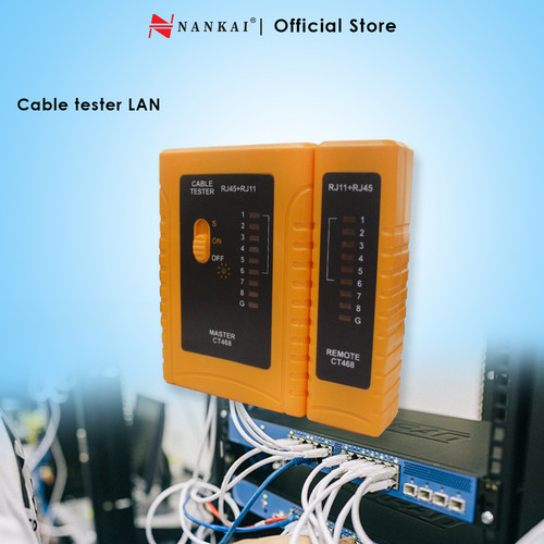 Tester Kabel LAN / Telfon RJ 45 & RJ 11 Nankai