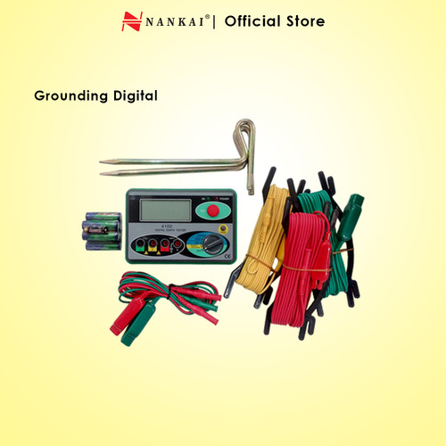 Digital Earth Grounding Tester / Alat Tes Kelembapan Tanah Nankai