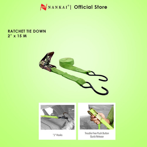 Nankai Ratchet Tie Down / Tali Serbaguna Pengikat Barang 1" X 5m