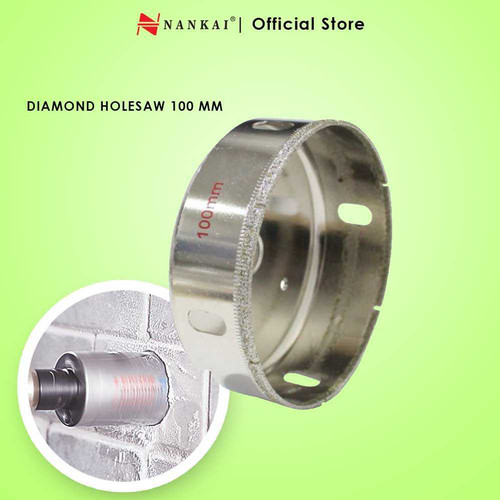 Nankai Mata Bor Pembolong Kaca / Diamond Holesaw 100Mm