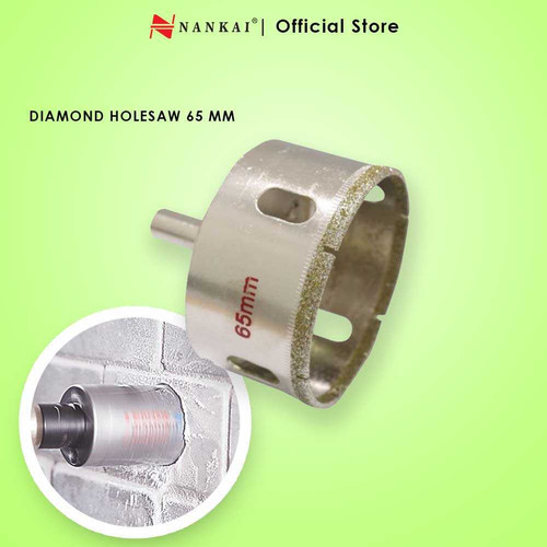 Nankai Mata Bor Pembolong Kaca / Diamond Holesaw 65Mm