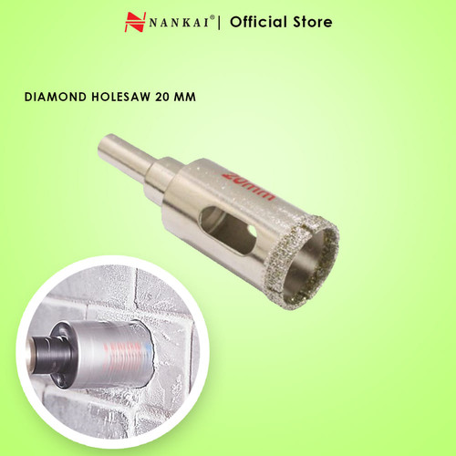 Nankai Mata Bor Pembolong Kaca / Diamond Holesaw 20mm