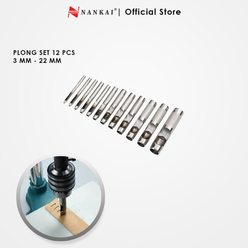 Nankai Pembolong Hollow Punch / Plong Set 12 Pc