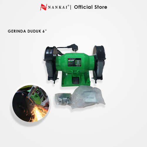 Nankai Mesin Gerinda / Gurinda Duduk / Bench Grinder 6"