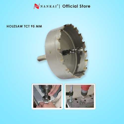 Nankai Mata Bor Holesaw Baja TCT 95 mm