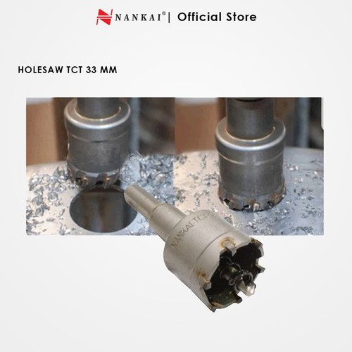 Nankai Mata Bor Holesaw Baja TCT 33 mm