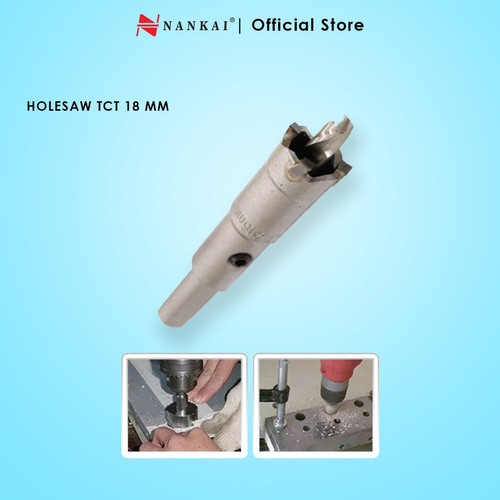 Nankai Mata Bor Holesaw Baja TCT 18 mm