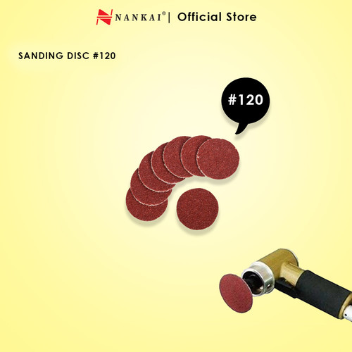 Nankai Amplas Tempel Velcro Sanding Disc #120 (100pc)