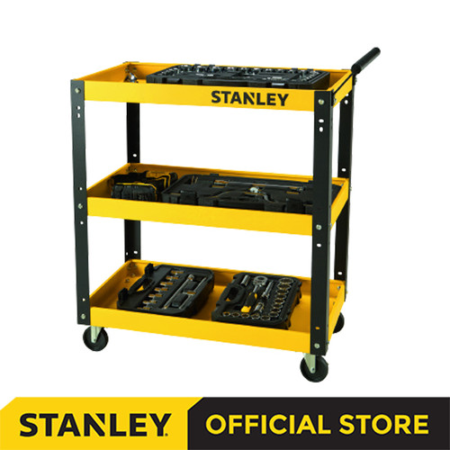 Stanley 3 Layers Trolley Cart Without Side Panel / Troli Tools STST74322-8