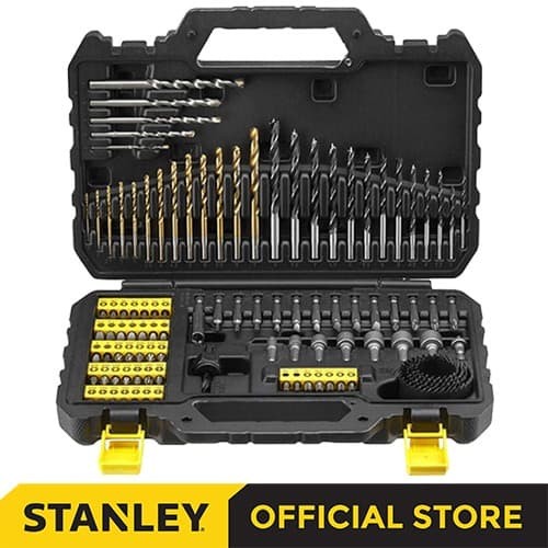 Stanley Drill&Screwdriving Set / Mata Bor&Obeng Set 100Pcs STA88548-XJ