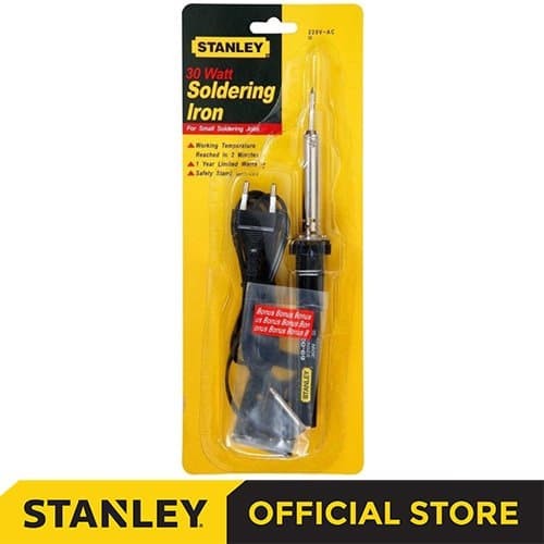 Stanley Round Pin Soldering Iron / Solder Listrik 30Watt 69-031B