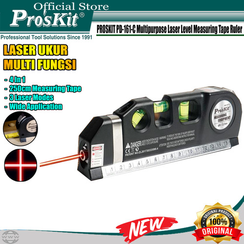 ALAT UKUR LASER SERBA GUNA PRO'SKIT PD-161-C 4 IN 1 ORIGINAL