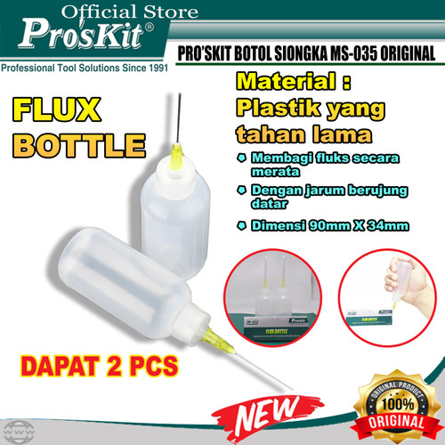 Botol Siongka PRO'SKIT MS-035 Flux Bottle (Unit:2Pcs/Pack) ORIGINAL