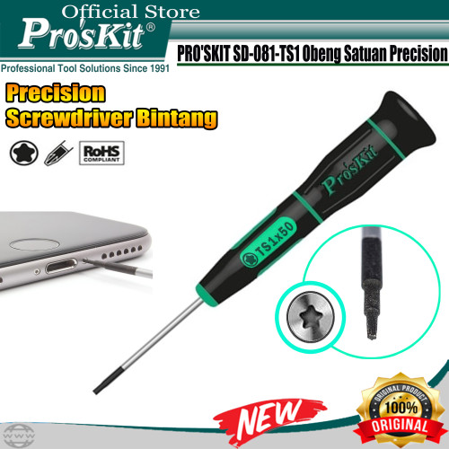 PROSKIT Obeng Satuan PRO'SKIT SD-081-TS1 ORIGINAL Obeng Murah