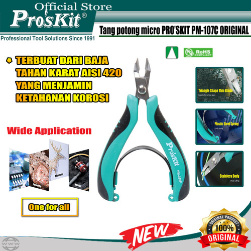 PROSKIT Tang Potong PRO'SKIT PM-396F Stainless Steel ORIGINAL