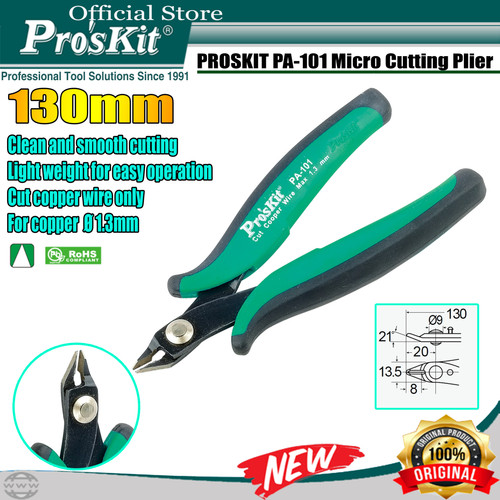 Tang Potong PRO'SKIT PA-101 Micro Cutting Plier (130mm) ORIGINAL