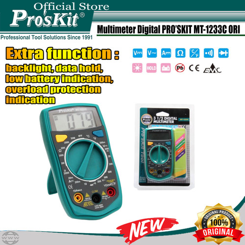 PROSKIT Multitester PRO'SKIT MT-1233C ORIGINAL