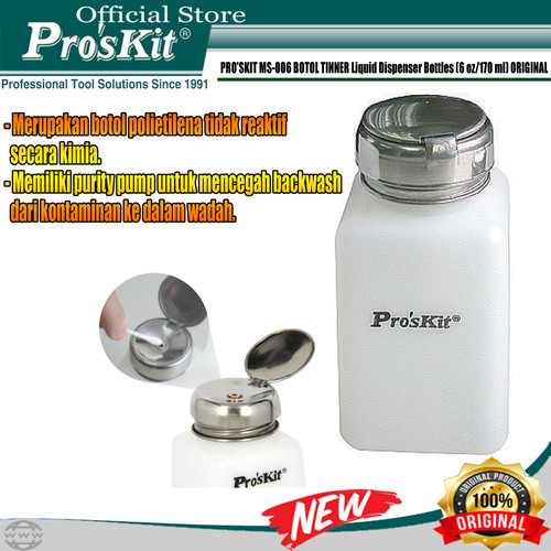 Botol Tinner PRO'SKIT MS-006 Liquid Dispenser Bottles ORIGINAL