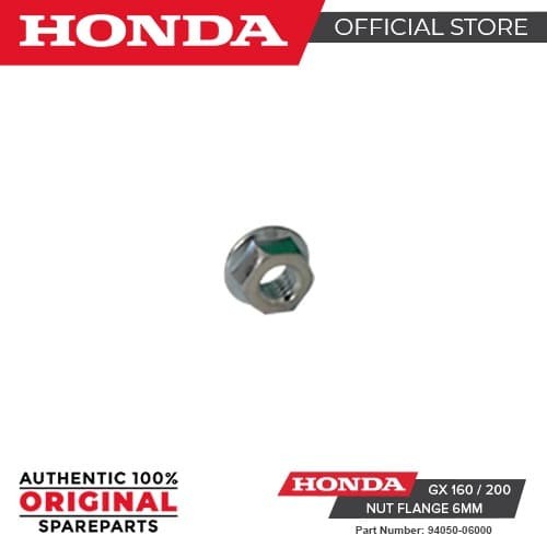 Honda GX 160/GX 200 Engine Nut Flange 6MM