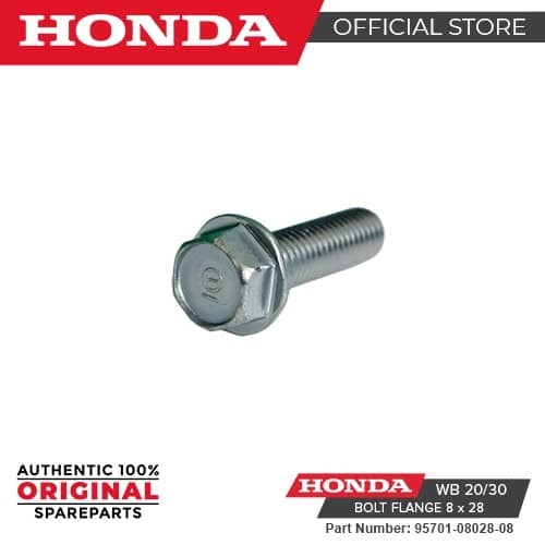 Honda WB 20/WB 30 Pompa Air Bolt Flange 8x28