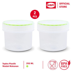 SHINPO COMBO 2 Toples Plastik Ukuran S 295 ML Tempat Cemilan SPO-SIP-3