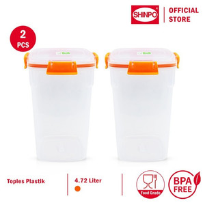 SHINPO COMBO 2 Toples Plastik 4.72 Liter Toples Glam SPO-SIP-330