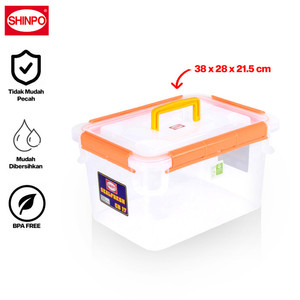 SHINPO Container Box Plastik 17 L Sealfresh CB 17 SPO-SIP-155-S