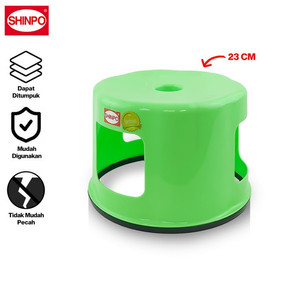 SHINPO Bangku Jongkok Plastik 23 CM Prado Plastic Stool SPO-SIP-176