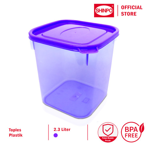 SHINPO Toples Plastik Ukuran L Kapasitas 2.3 L BPA Free SPO-SIP-304L