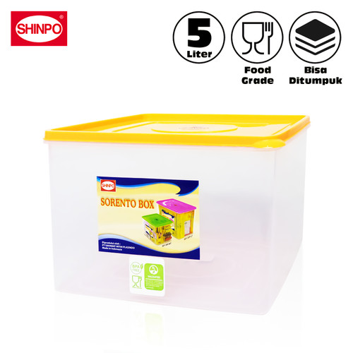 SHINPO Wadah / Kotak / Tempat Makanan Plastik 5L Sorento SPO-SIP-309MT